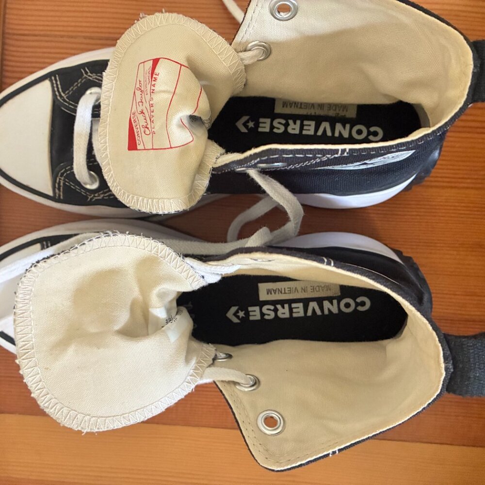 Converse run star hike Sneakers womens 6.5 fits 7 - Picture 5 of 8